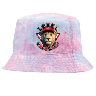 Level 9 unlocked 9 year old birthday lion born 2014 Tie-Dyed Bucket Hat