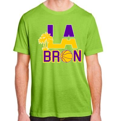 LA Bron Basketball Palm Tree Logo Adult ChromaSoft Performance T-Shirt