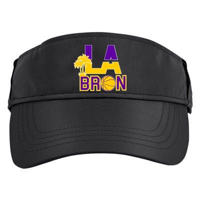 LA Bron Basketball Palm Tree Logo Adult Drive Performance Visor