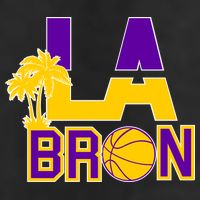 LA Bron Basketball Palm Tree Logo Adult Drive Performance Visor