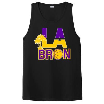 LA Bron Basketball Palm Tree Logo PosiCharge Competitor Tank