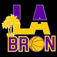 LA Bron Basketball Palm Tree Logo Visor