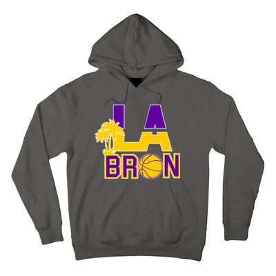 LA Bron Basketball Palm Tree Logo Hoodie