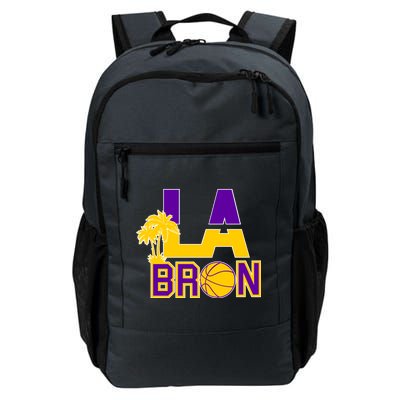 LA Bron Basketball Palm Tree Logo Daily Commute Backpack