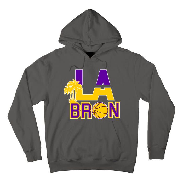 LA Bron Basketball Palm Tree Logo Tall Hoodie