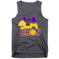 LA Bron Basketball Palm Tree Logo Tank Top