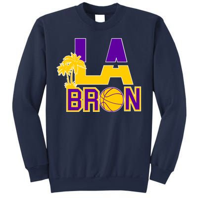 LA Bron Basketball Palm Tree Logo Sweatshirt