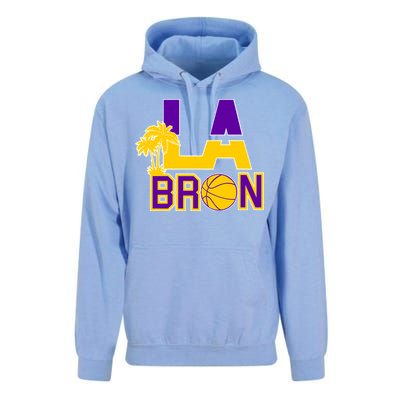 LA Bron Basketball Palm Tree Logo Unisex Surf Hoodie