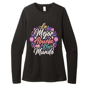 La Mejor Abuela del Mundo Hispanic Grandma & Mother's Day Womens CVC Long Sleeve Shirt