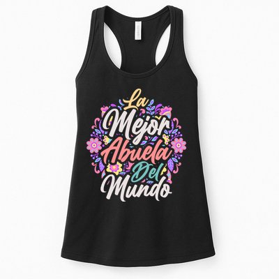 La Mejor Abuela del Mundo Hispanic Grandma & Mother's Day Womens Tank Top