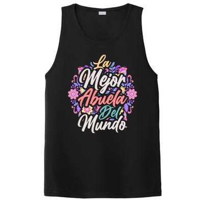 La Mejor Abuela del Mundo Hispanic Grandma & Mother's Day PosiCharge Competitor Tank