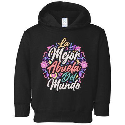 La Mejor Abuela del Mundo Hispanic Grandma & Mother's Day Toddler Hoodie