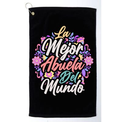 La Mejor Abuela del Mundo Hispanic Grandma & Mother's Day Golf Towel