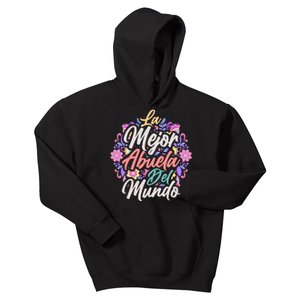 La Mejor Abuela del Mundo Hispanic Grandma & Mother's Day Kids Hoodie