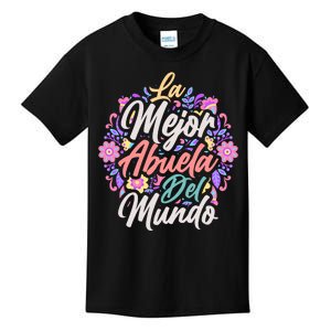 La Mejor Abuela del Mundo Hispanic Grandma & Mother's Day Kids T-Shirt