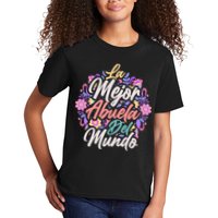 La Mejor Abuela del Mundo Hispanic Grandma & Mother's Day Kids T-Shirt