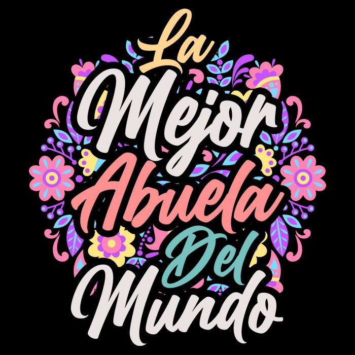La Mejor Abuela del Mundo Hispanic Grandma & Mother's Day Kids T-Shirt