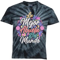 La Mejor Abuela del Mundo Hispanic Grandma & Mother's Day Kids Tie-Dye T-Shirt