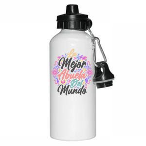 La Mejor Abuela del Mundo Hispanic Grandma & Mother's Day Aluminum Water Bottle