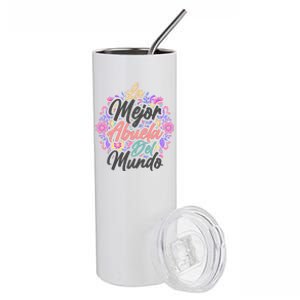 La Mejor Abuela del Mundo Hispanic Grandma & Mother's Day Stainless Steel Tumbler