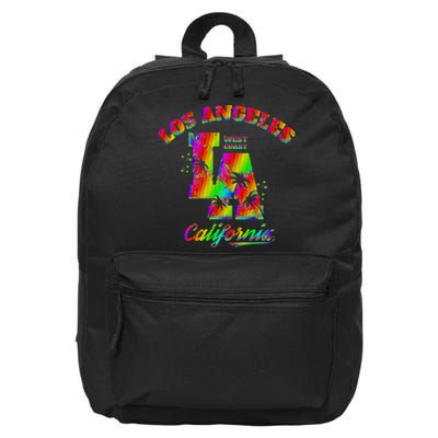 LA Retro Los Angeles Colors 16 in Basic Backpack