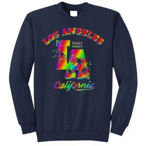 LA Retro Los Angeles Colors Tall Sweatshirt