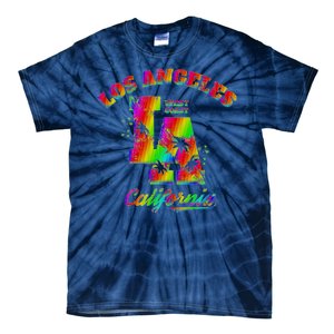 LA Retro Los Angeles Colors Tie-Dye T-Shirt