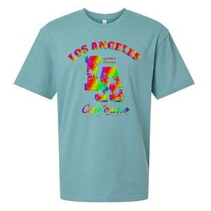 LA Retro Los Angeles Colors Sueded Cloud Jersey T-Shirt