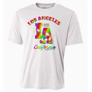 LA Retro Los Angeles Colors Cooling Performance Crew T-Shirt