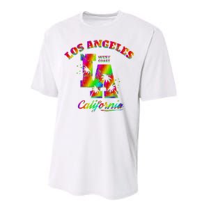 LA Retro Los Angeles Colors Performance Sprint T-Shirt