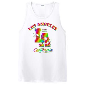 LA Retro Los Angeles Colors PosiCharge Competitor Tank