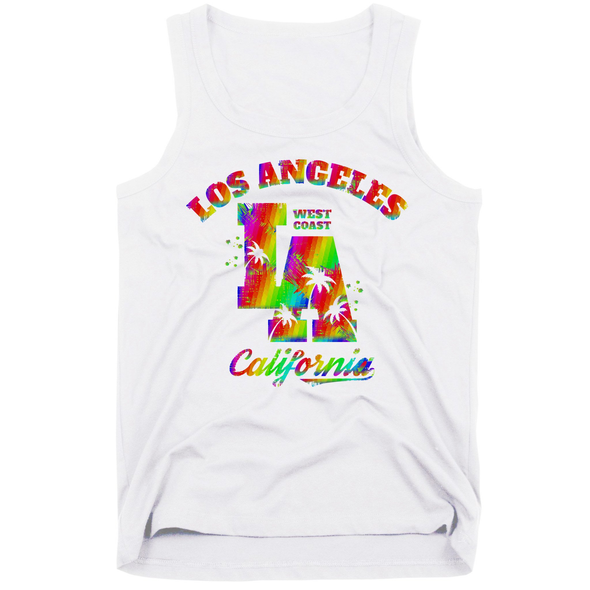 LA Retro Los Angeles Colors Tank Top