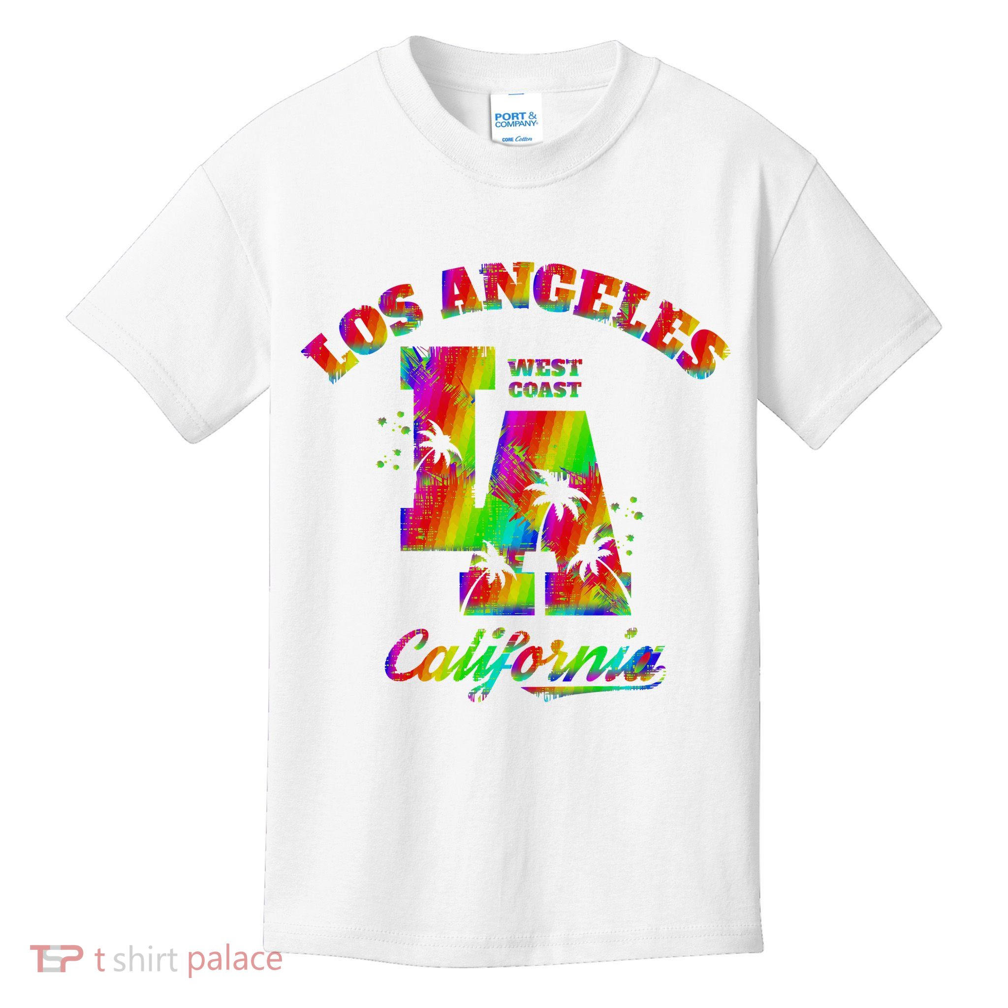 LA Retro Los Angeles Colors Kids T-Shirt