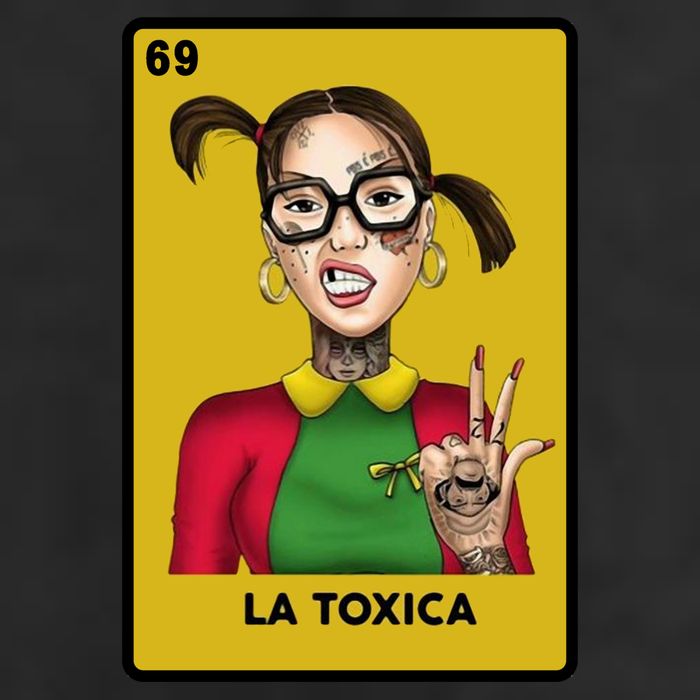 La Toxica 69 Lottery Card 7 Panel Mesh Trucker Snapback Hat