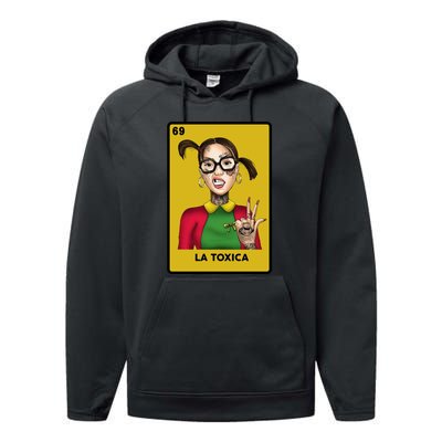 La Toxica 69 Lottery Card Performance Fleece Hoodie