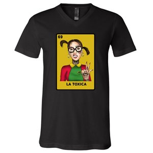 La Toxica 69 Lottery Card V-Neck T-Shirt