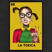 La Toxica 69 Lottery Card Adult Drive Performance Visor