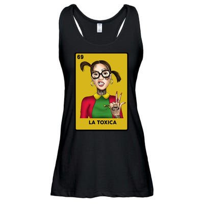 La Toxica 69 Lottery Card Ladies Essential Flowy Tank