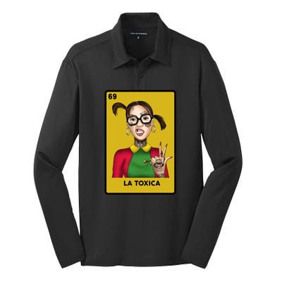 La Toxica 69 Lottery Card Silk Touch Performance Long Sleeve Polo