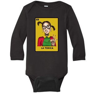 La Toxica 69 Lottery Card Baby Long Sleeve Bodysuit