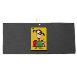 La Toxica 69 Lottery Card Large Microfiber Waffle Golf Towel