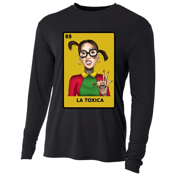 La Toxica 69 Lottery Card Cooling Performance Long Sleeve Crew