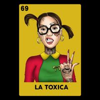 La Toxica 69 Lottery Card Cooling Performance Long Sleeve Crew