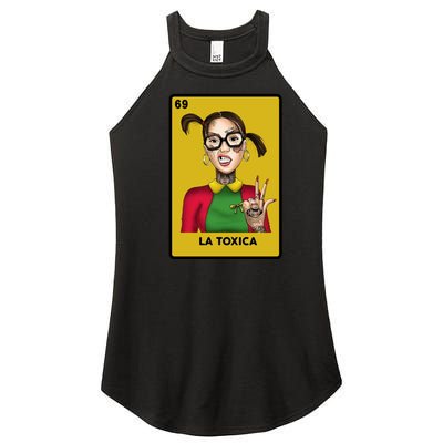 La Toxica 69 Lottery Card Women’s Perfect Tri Rocker Tank