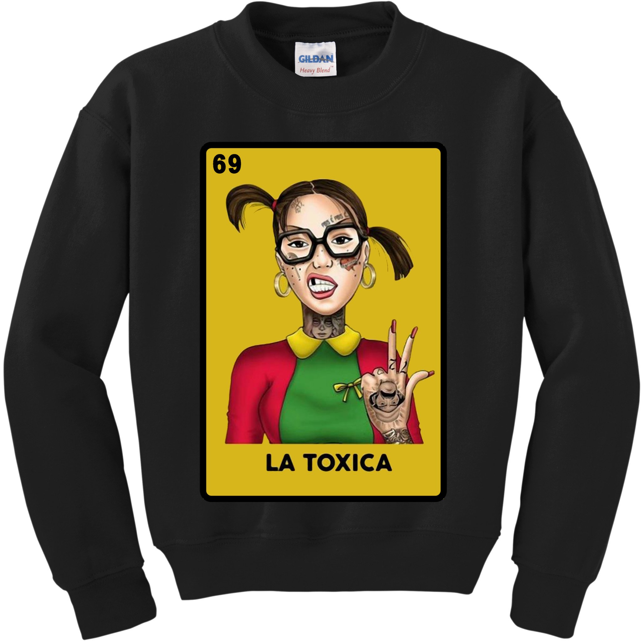 La Toxica 69 Lottery Card Kids Sweatshirt