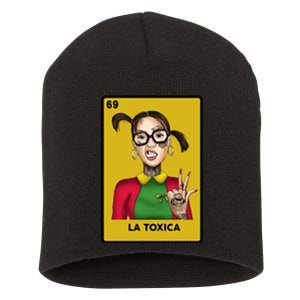 La Toxica 69 Lottery Card Short Acrylic Beanie