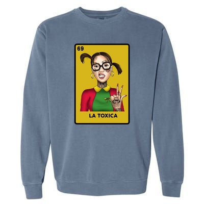 La Toxica 69 Lottery Card Garment-Dyed Sweatshirt