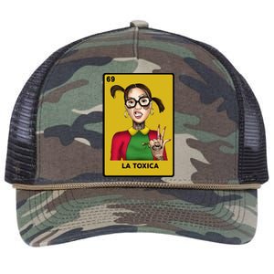 La Toxica 69 Lottery Card Retro Rope Trucker Hat Cap