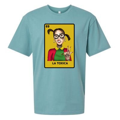 La Toxica 69 Lottery Card Sueded Cloud Jersey T-Shirt