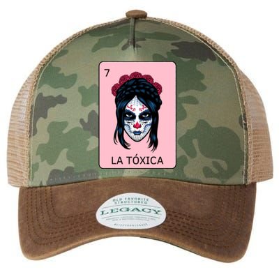 La Toxica Sugar Skull  Legacy Tie Dye Trucker Hat